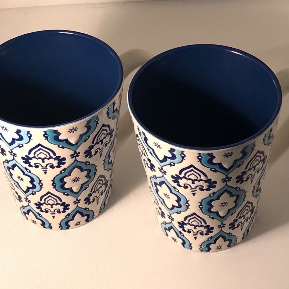Blue and White Mug Set of 2